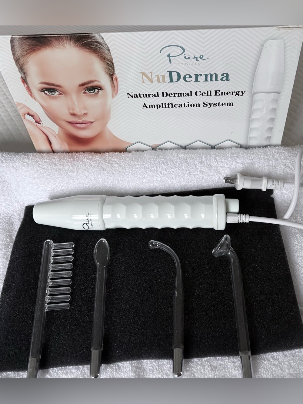 Daily Care NuDerma Wand – Face & Scalp Treatment Anti-Aging Device